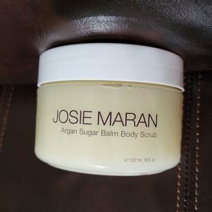 Josie Maran Sweet Clementine Argan Sugar Balm Body Scrub 18oz LARGE SIZE